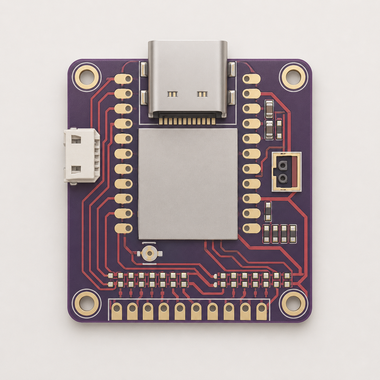 PCB and embedded electronics for pressure sensing